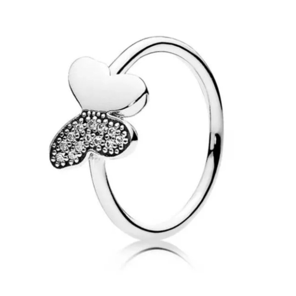 CLEARANCE>>>> Pandora Sparkling Butterfly Ring Various Sizes